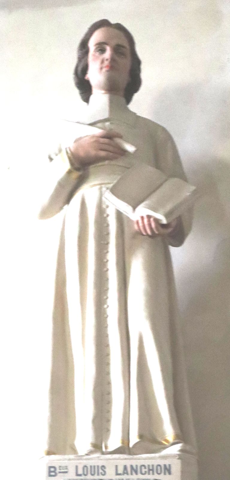 Statue in der Pfarrkirche in Les Pieux
