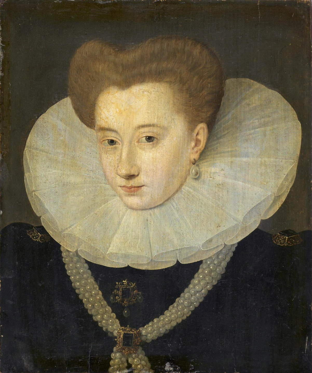 Gemälde, um 1587, im Museum Louvre in Paris