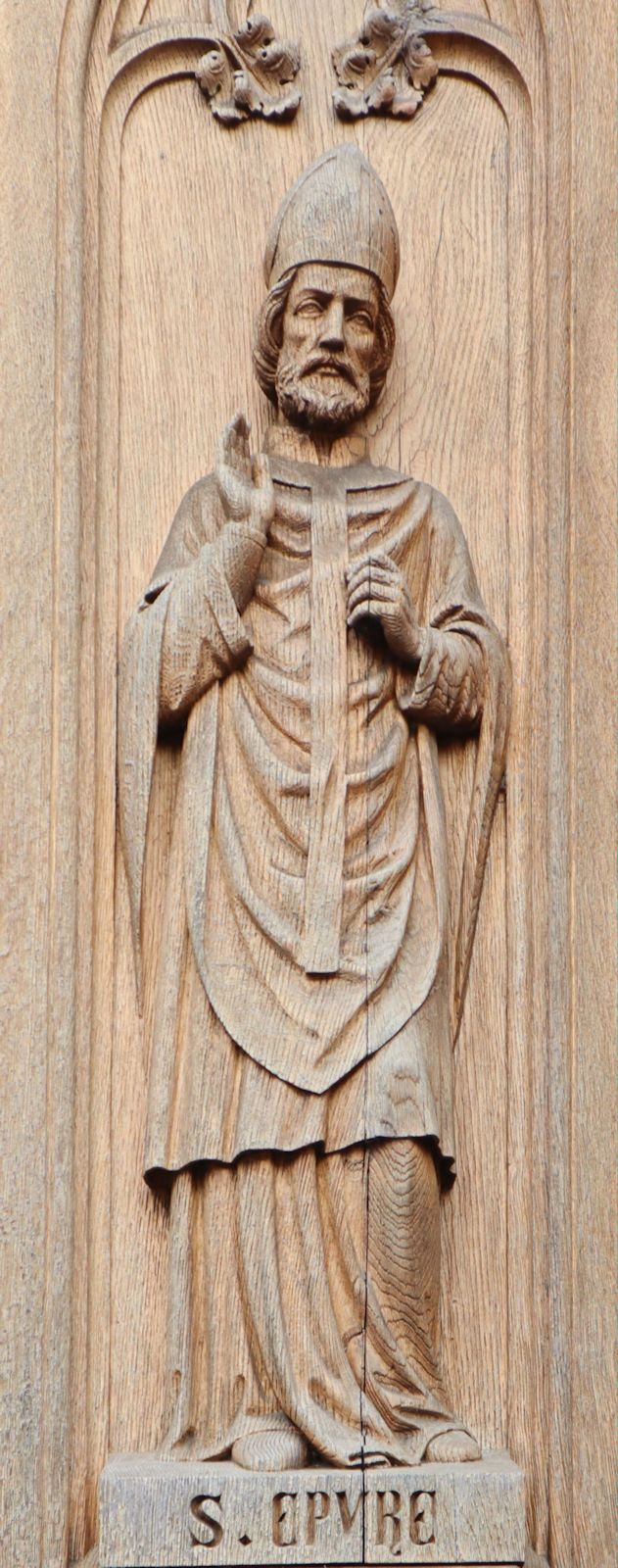 Relief am Portal der Basilika Saint-Epvre in Nancy</a>