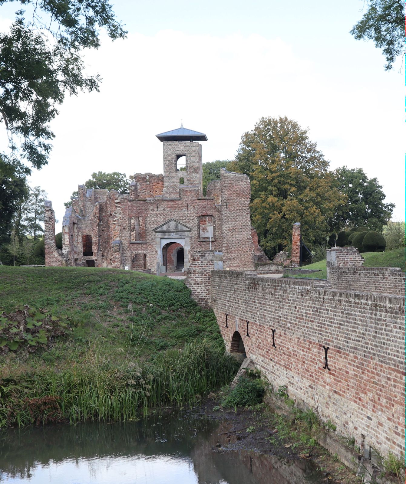 Ruine des Wasserschlosses Blijenbeek