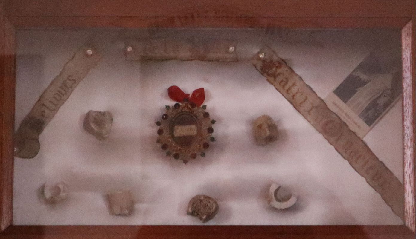 Reliquien in der Pfarrkirche in Ornacieux
