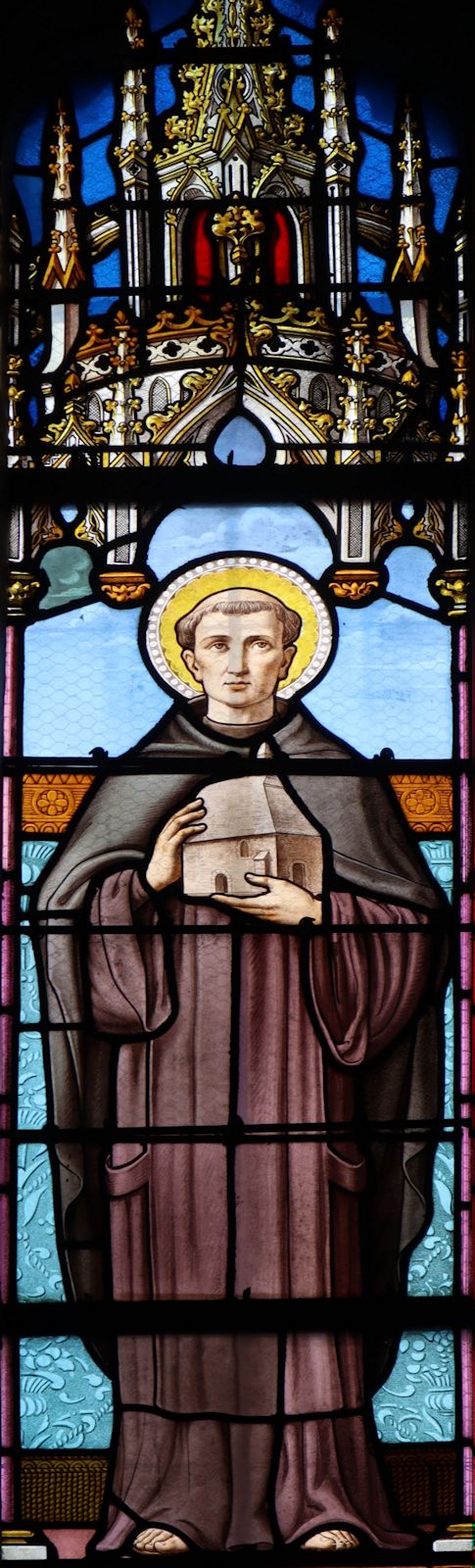 Glasfenster in der Pfarrkirche in Saint-Valéry-sur-Somme