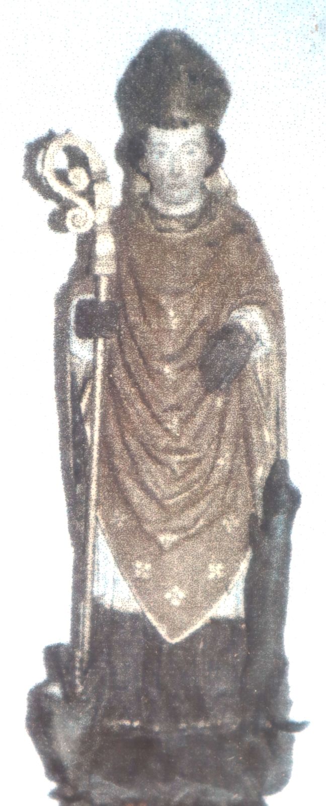 Statue in der Kirche in Loc-Brévalaire