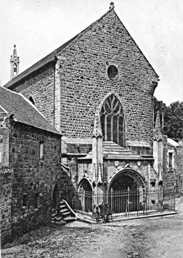 Kapelle Notre-Dame-de-la-Fontaine de Saint-Brieuc in Saint Brieuc an der Stelle, wo Brieuc sein Oratorium erbaute