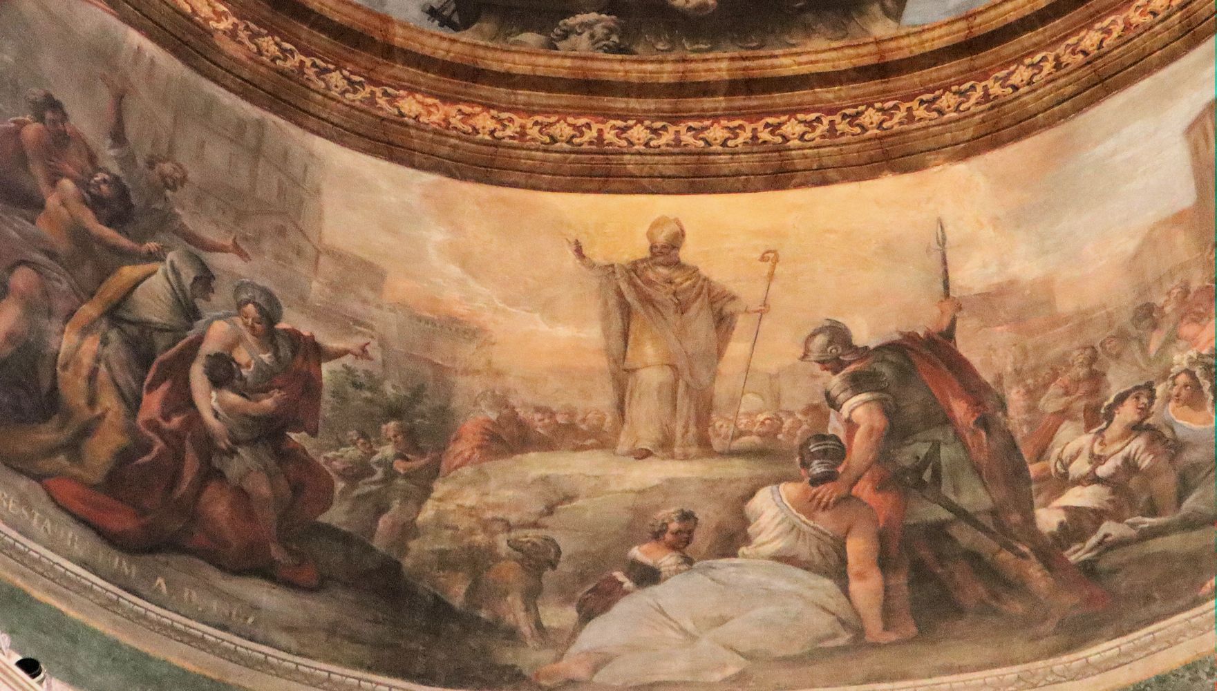 Paolo De Matteis: Fresko, 1713, in der Kathedrale in Tarent