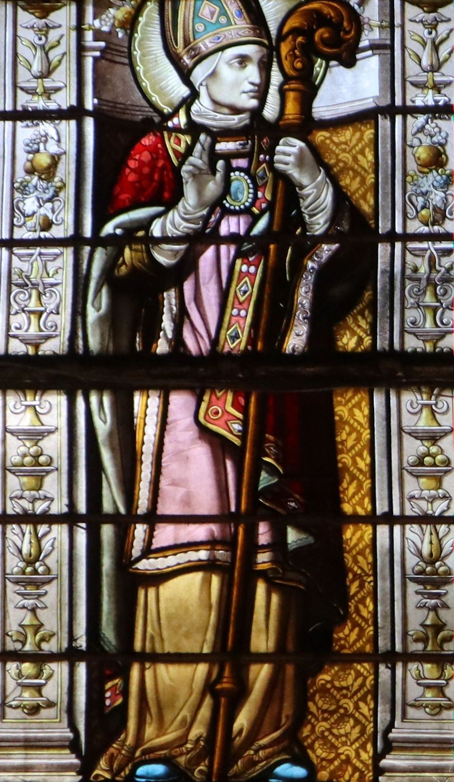 Charles Champigneule: Glasfenster, 1885, in der Kirche Saint-Médard in Paris