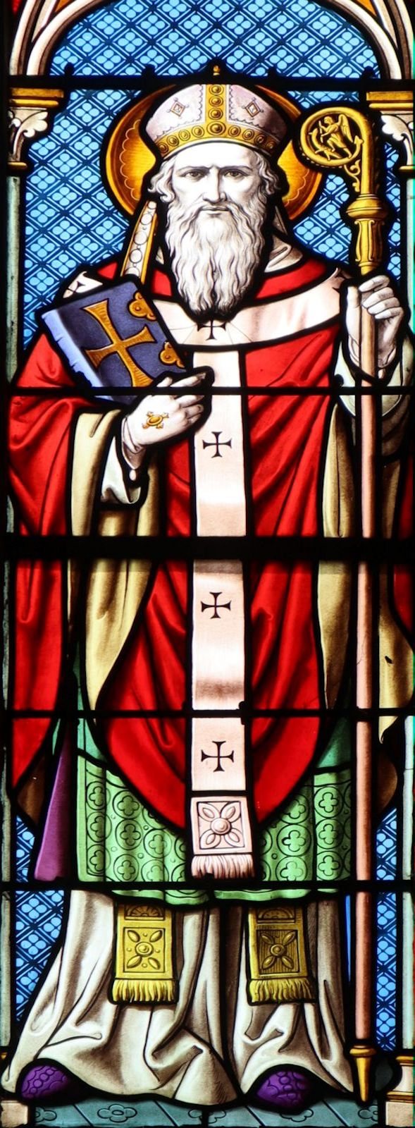 Eugène Louis Léon Mazuet: Glasfenster, 1920, Glasfenster in der Pfarrkirche Saint-Pierre in Blaye