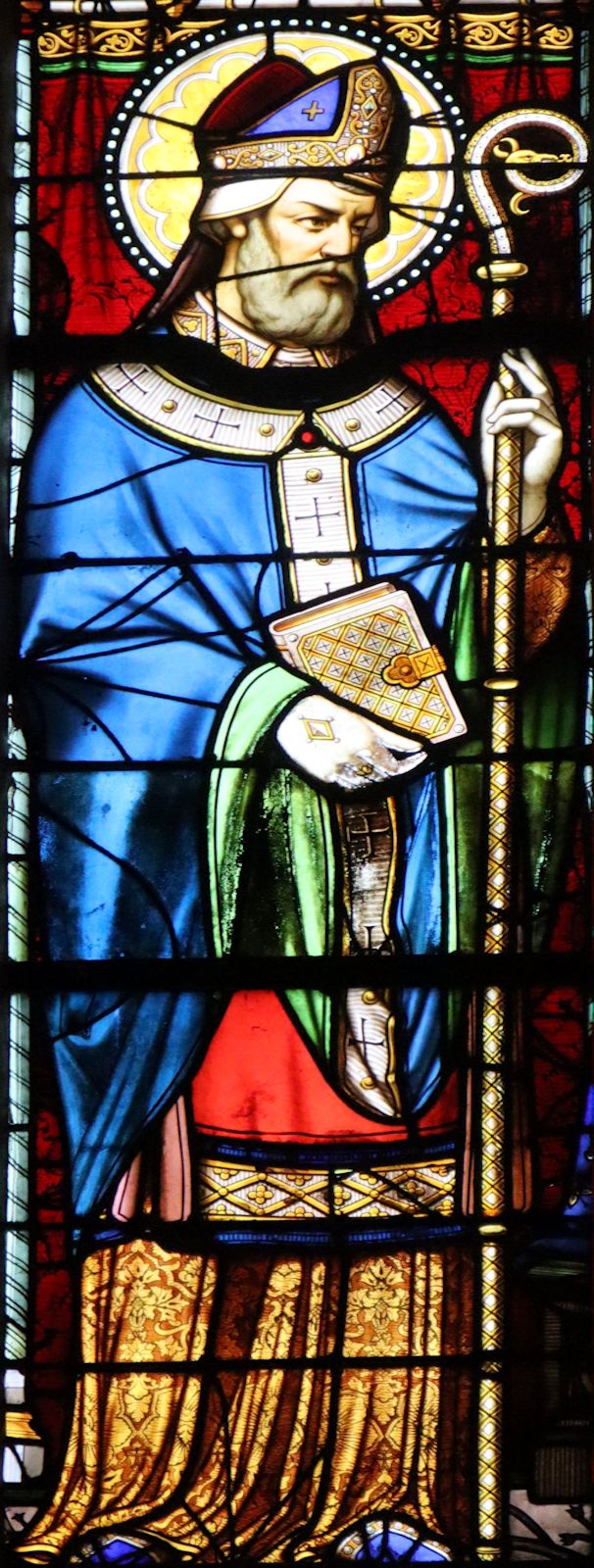 Glasfenster in der Kathedrale in Quimper