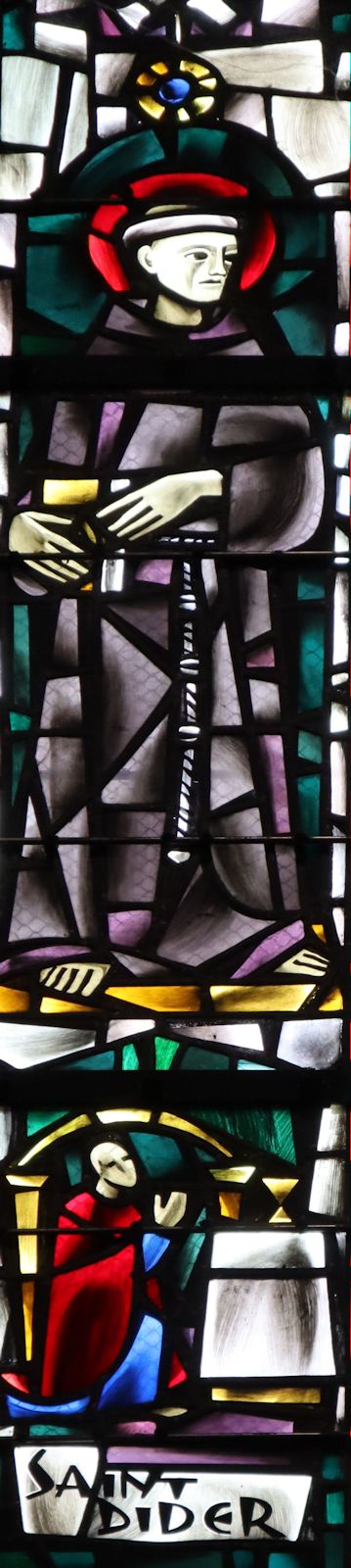 Émile Hirsch: Glasfenster, 1869, in der Stiftskirche Notre-Dame in Le Folgoët bei Quimper