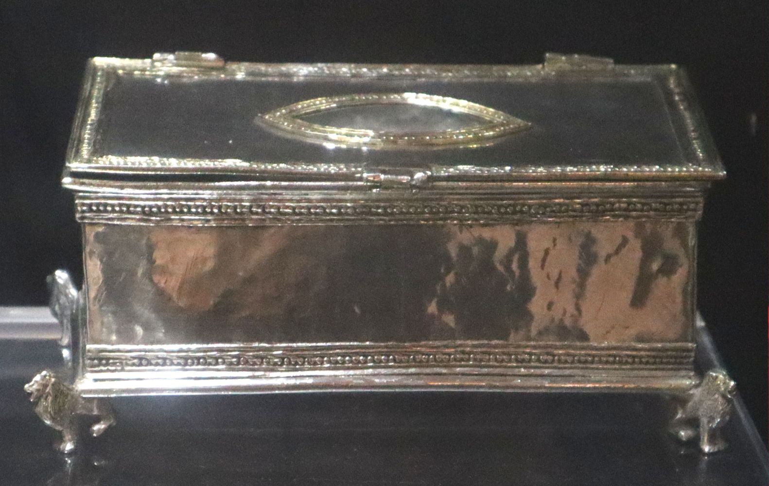 Reliquarium, um 1480, in der Kirche in Lannédern