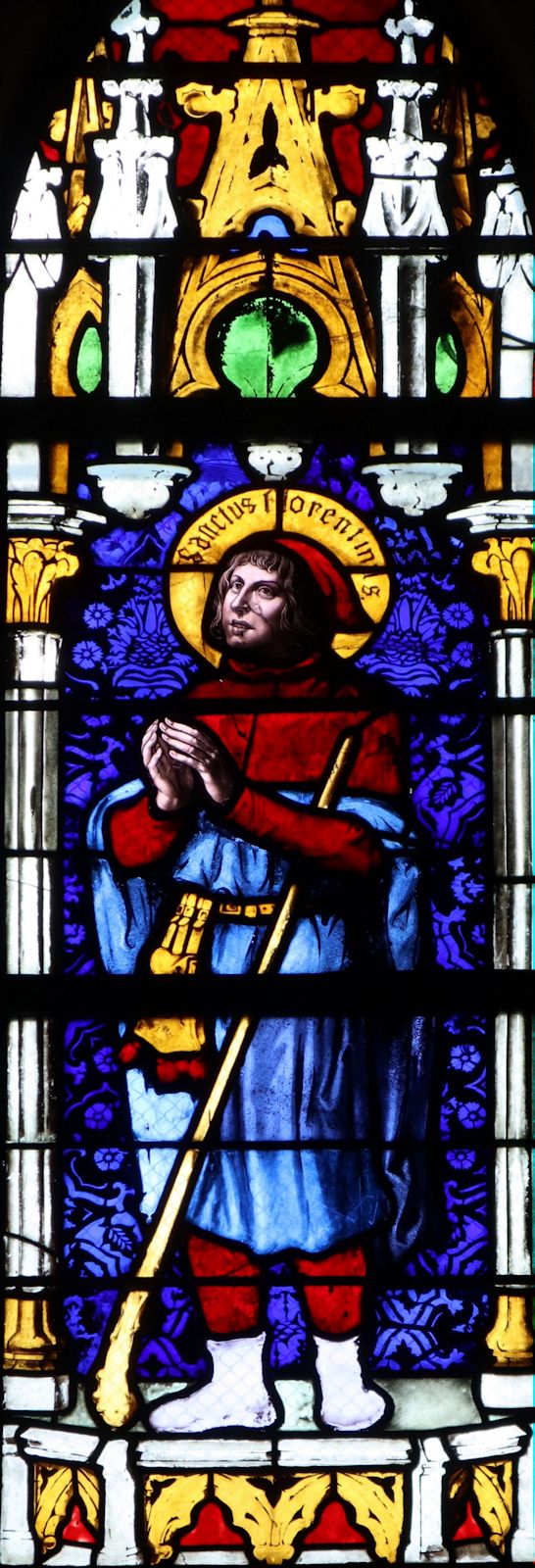 Glasfenster in der Pfarrkirche in Bonnet