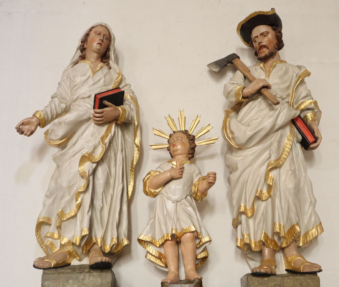 Andreas Kersten: die Heiligen Familie bei der Rückkehr aus Ägypten, um 1683, in der Kirche St. Cyriacus in Duderstadt