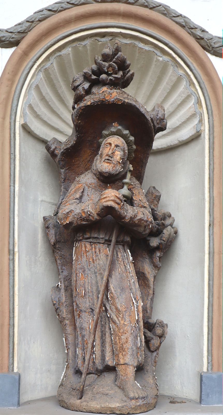 Statue in der Gerlach geweihten Kapelle in Houthem