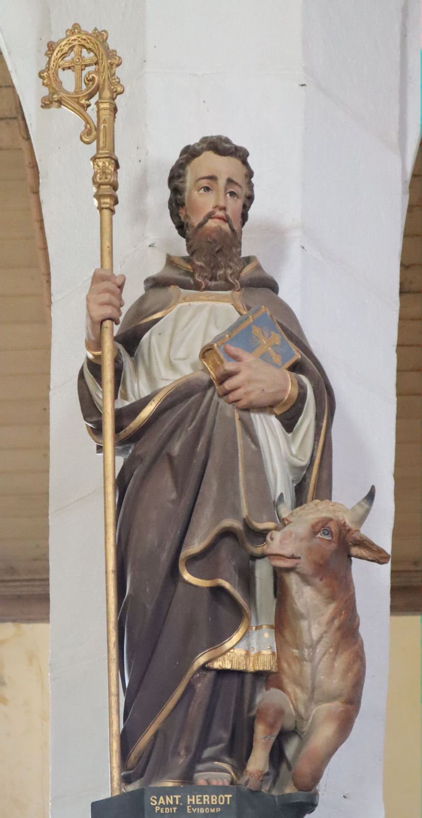 Statue in der Kirche in Brasparts bei Quimper