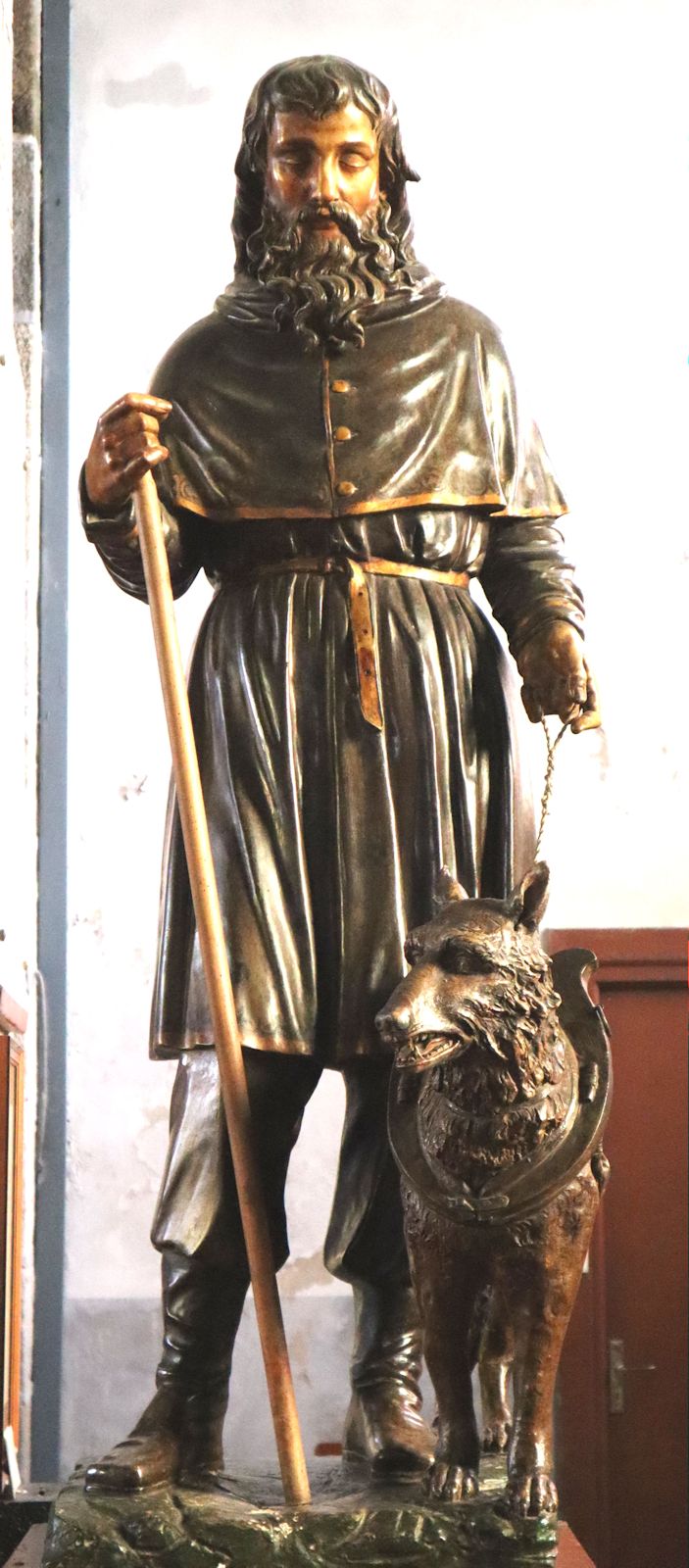 Statue in der Kirche in Lanhouarneau