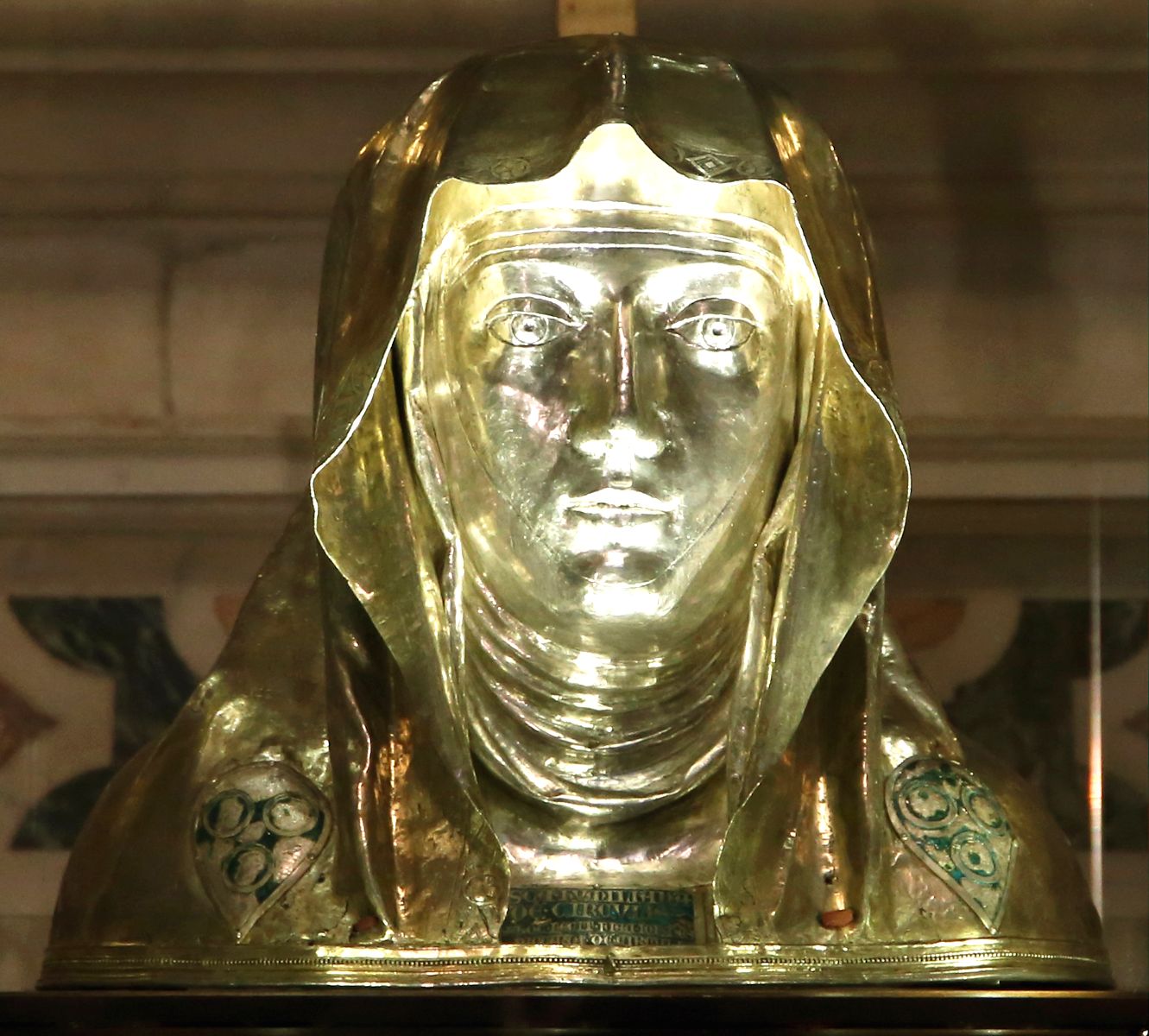Reliquien</a>büste in der Kirche Santa Croce in Florenz
