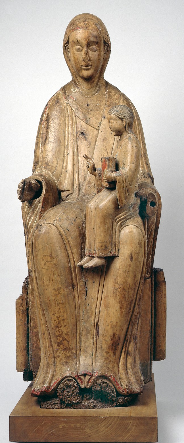 Thronende Madonna des Imad, 1051/58, im Diözesanmuseum in Paderborn