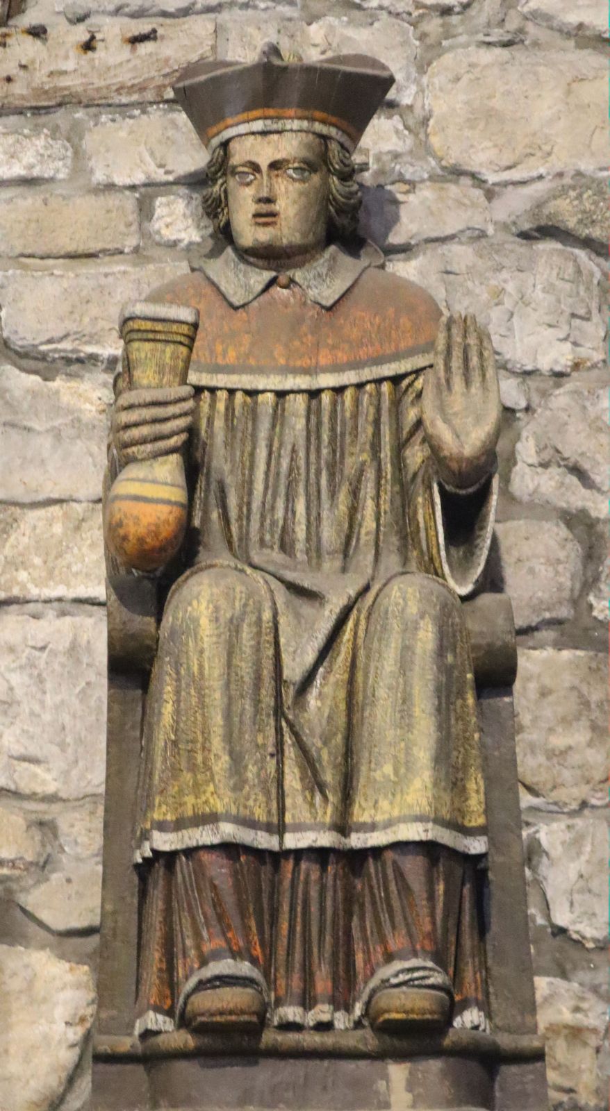 Statue in der Kirche in Crozon bei Quimper