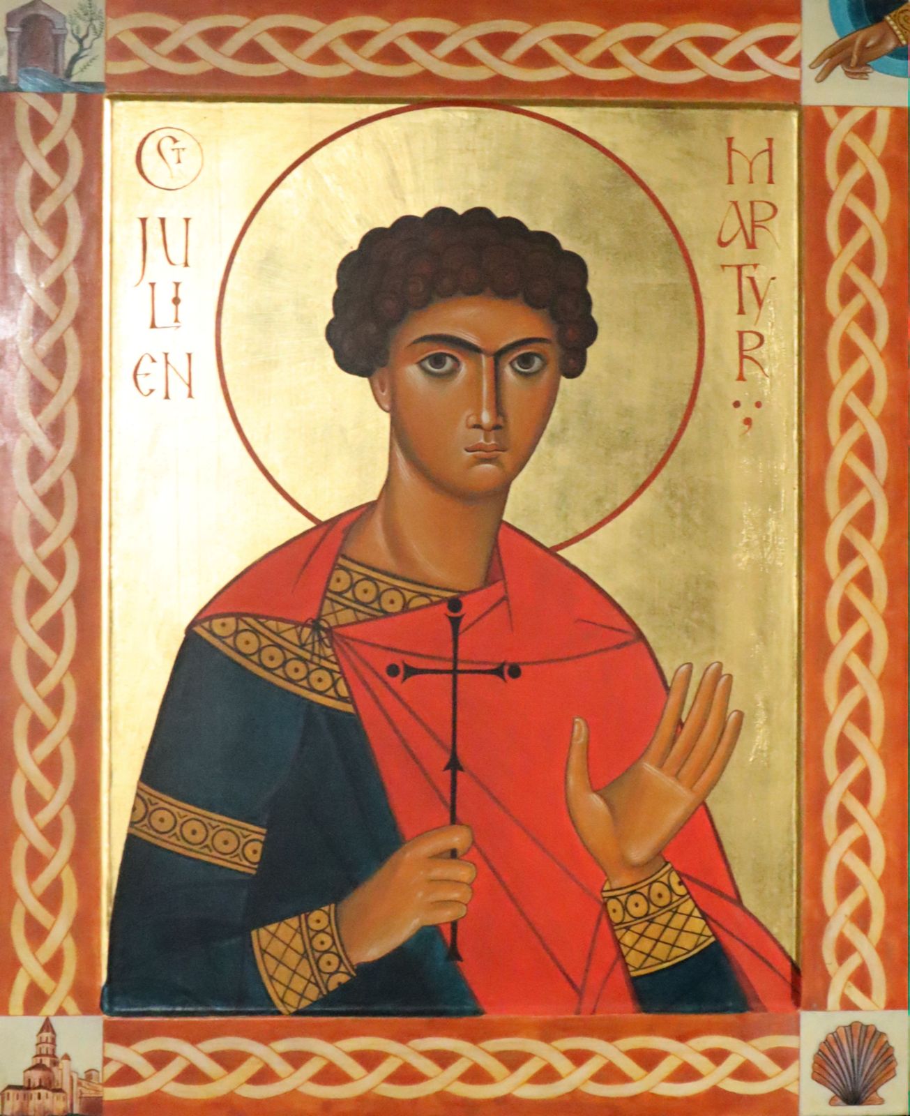 Ikone in der Basilika Saint-Julien in Brioude