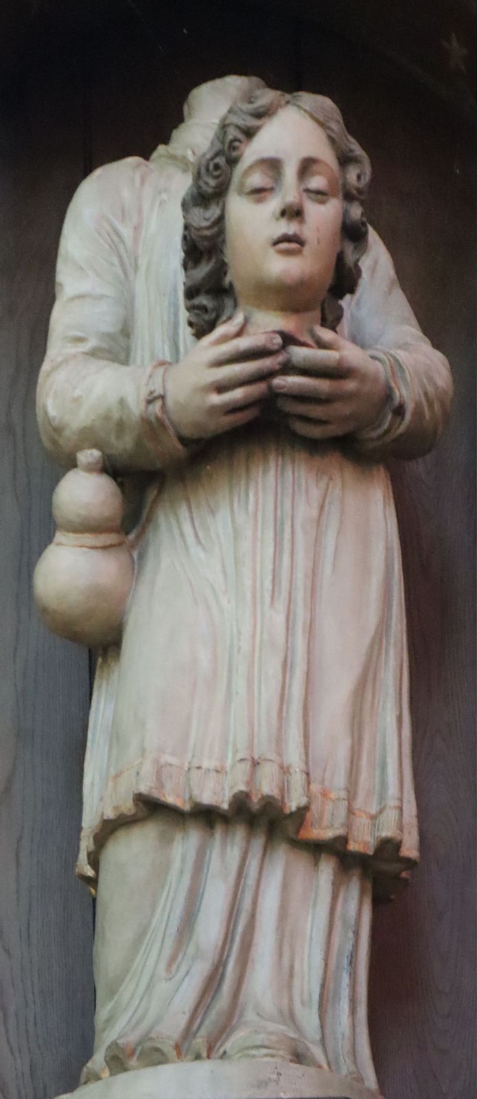 Statue in der Pfarrkirche Saint-Just in Saint-Just-en-Chaussée