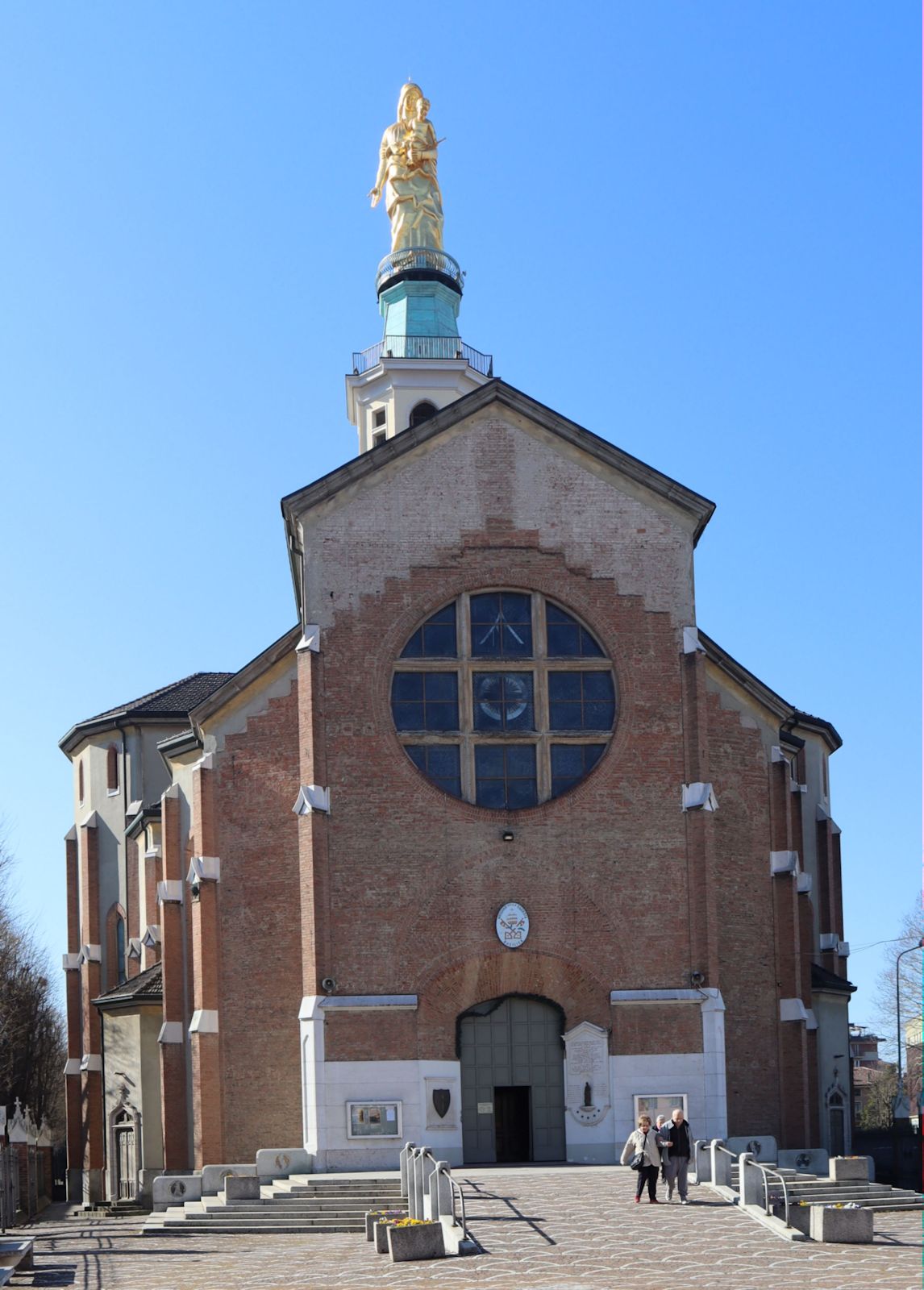 Das 1931 erbaute Sanktuarium Madonna della Guardia an der heutigen Zentrale der Orione-Gemeinschaften in Tortona