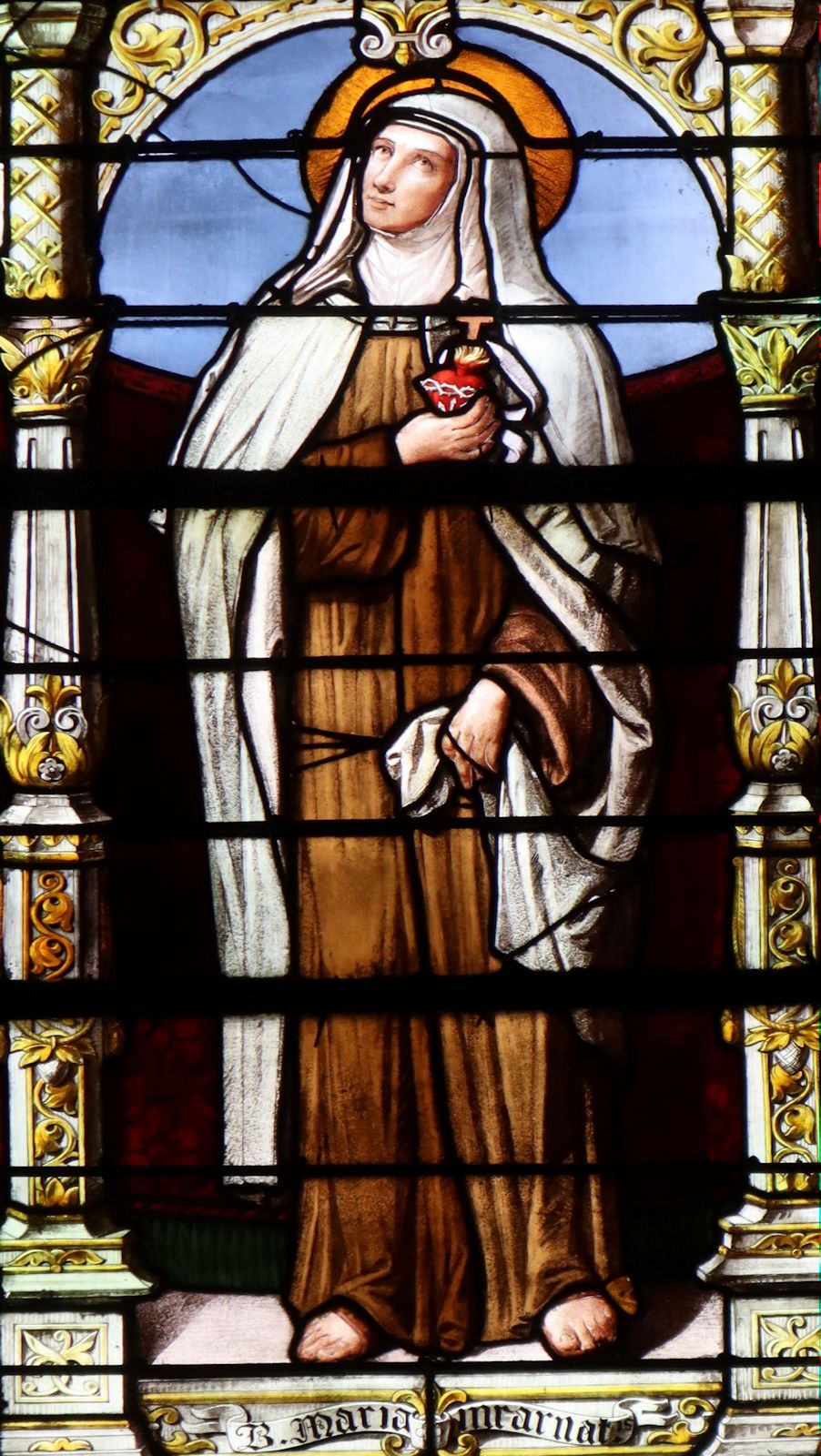 Glasfenster in der Kathedrale Saint-Maclou in Pontoise