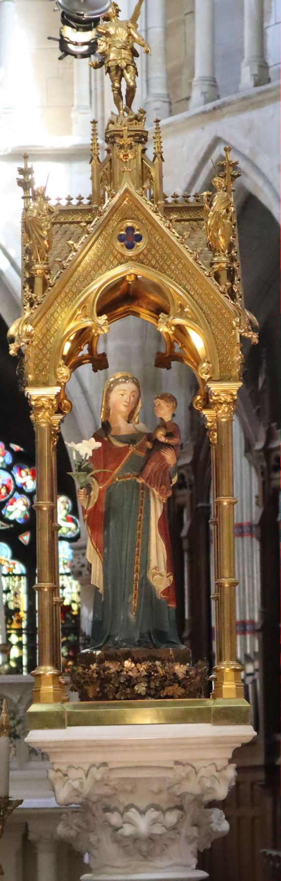 Gnadenbild in der Basilika Notre-Dame de L'Épine