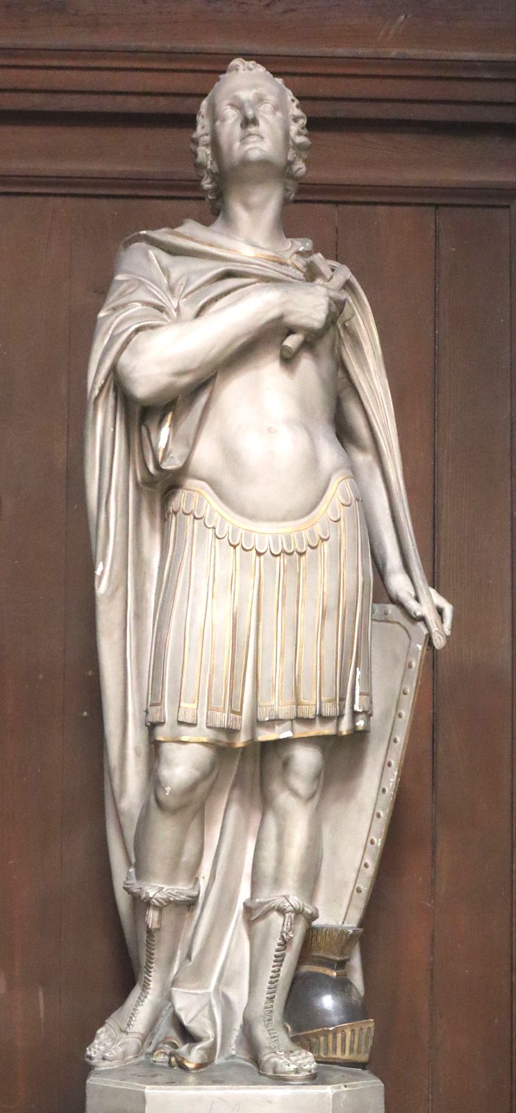 Statue, 1882, in der früher Mauritius geweihten Kathedrale in Tours