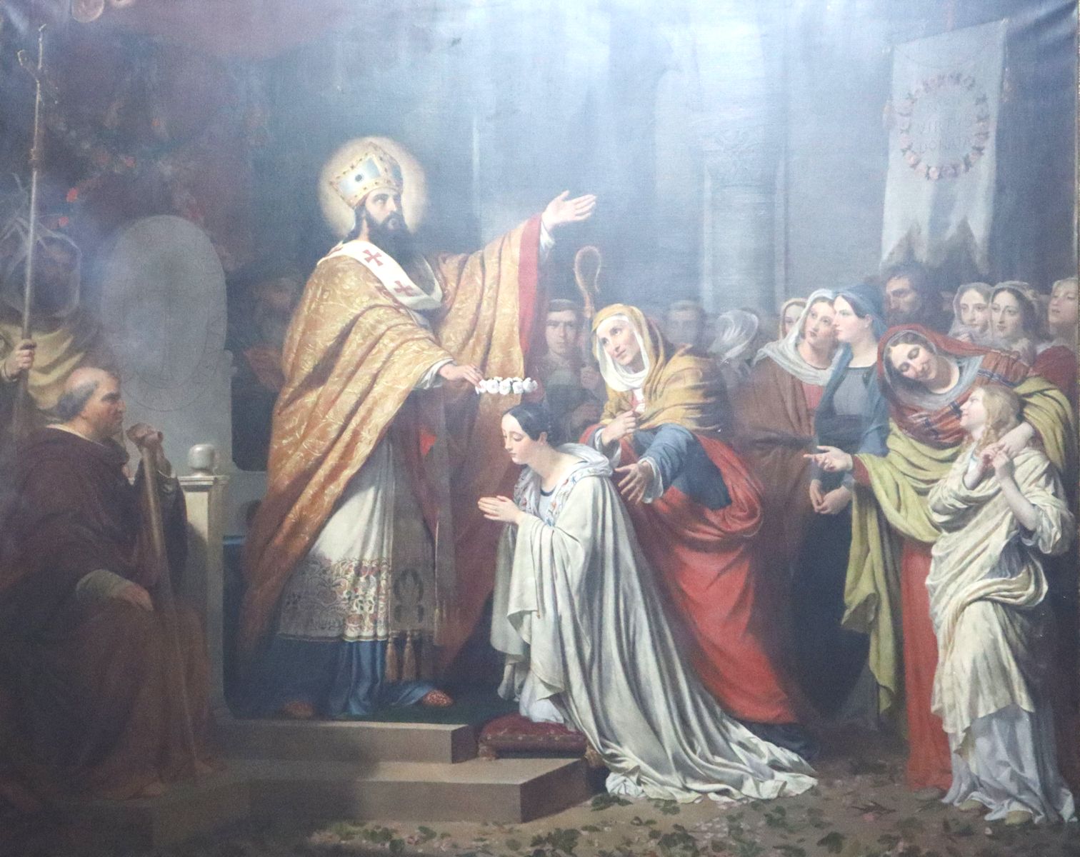 Charles Champigneule: Glasfenster, 1885, in der Kirche Saint-Médard in Paris