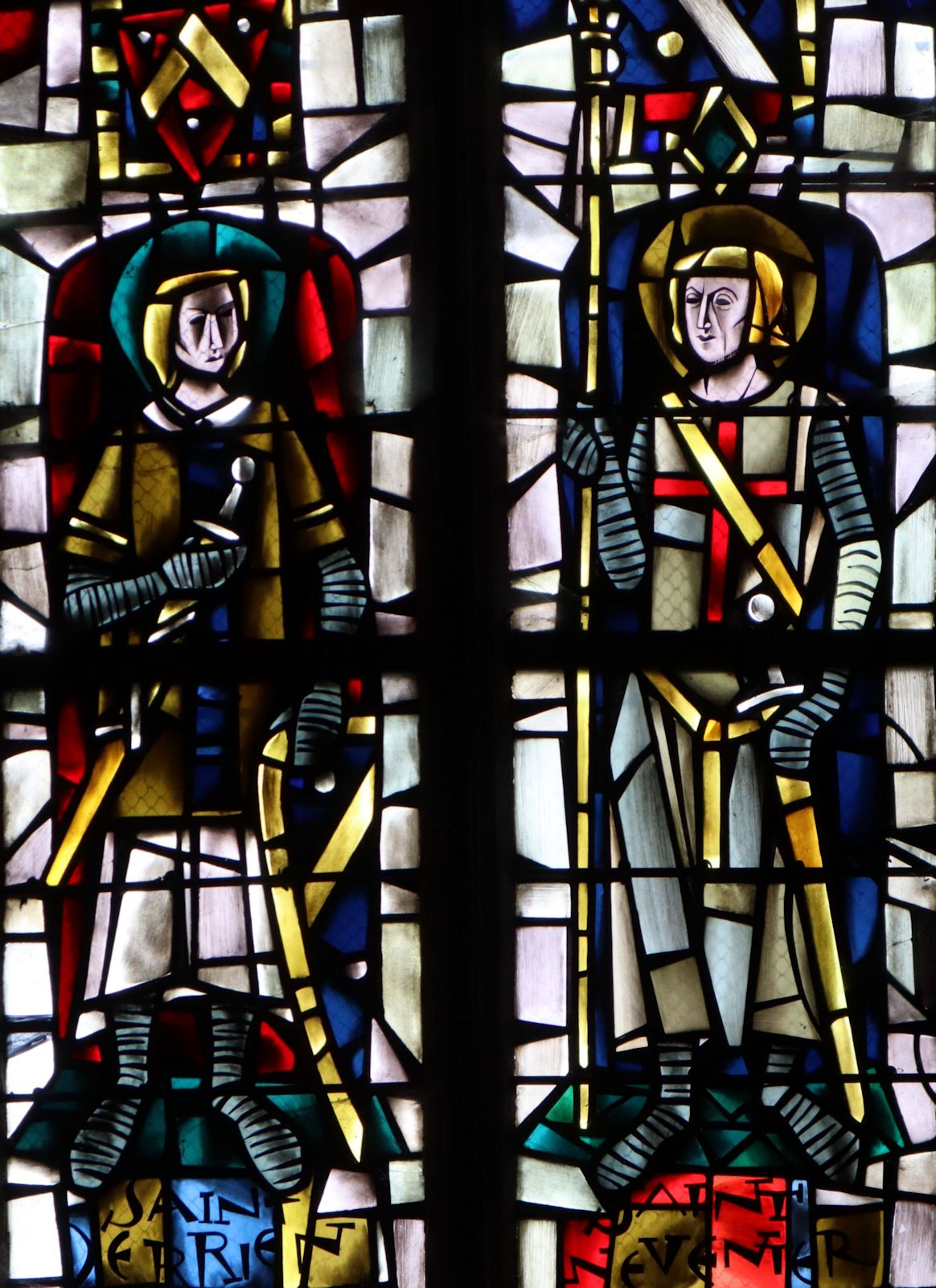 Émile Hirsch: Glasfenster, 1869, in der Stiftskirche Notre-Dame in Le Folgoët bei Quimper