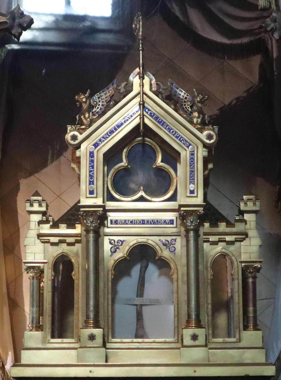 Reliquiar in der Kathedrale in Saint-Pol-de-Léon