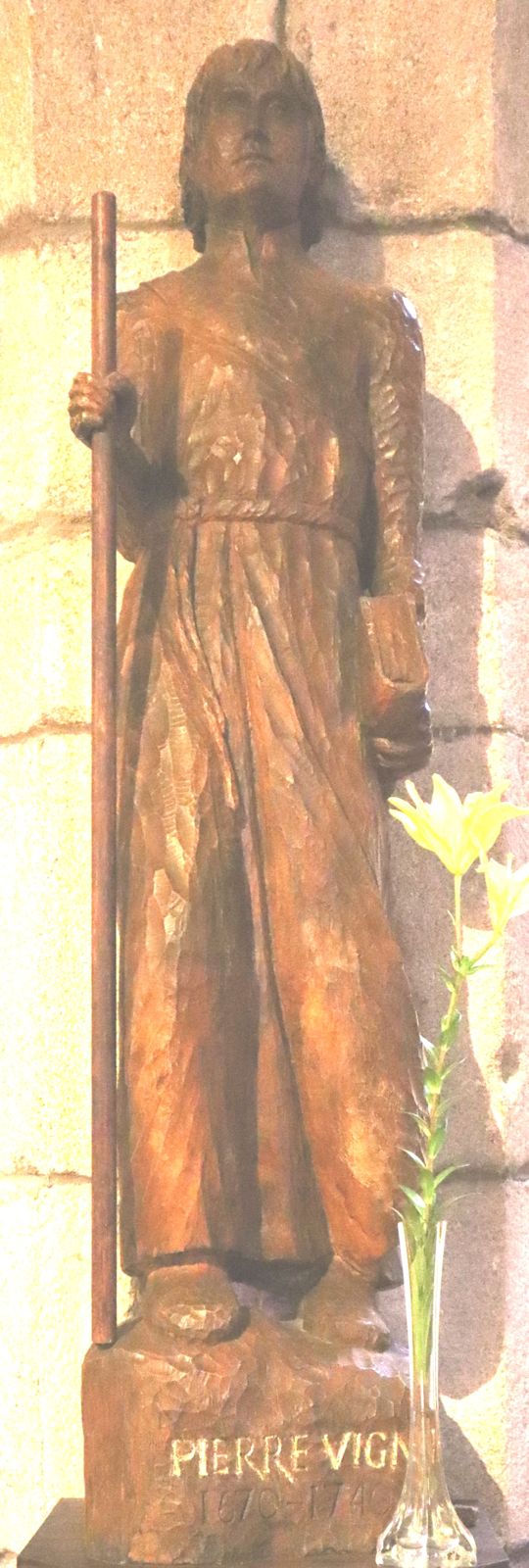 Statue in der Pfarrkirche in Boucieu-le-Roi