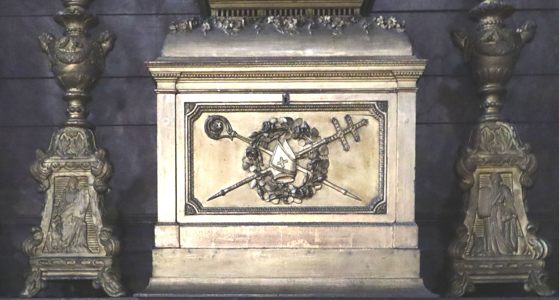 Prothadius' Reliquien in der Kirche Saint-Pierre in Besançon