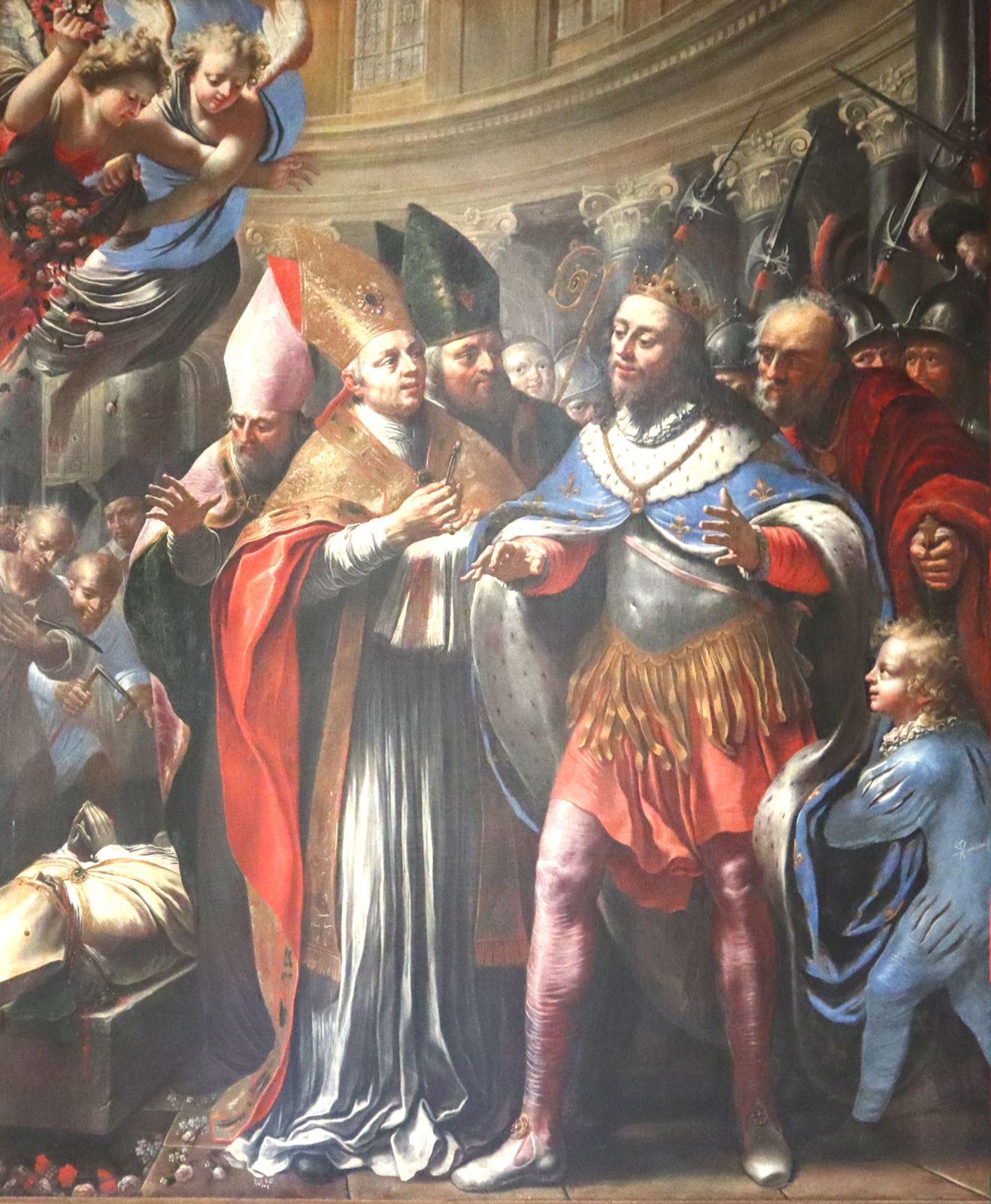 Hébert Stevens: Glasfenster, 1952, in der Kathedrale in Senlis