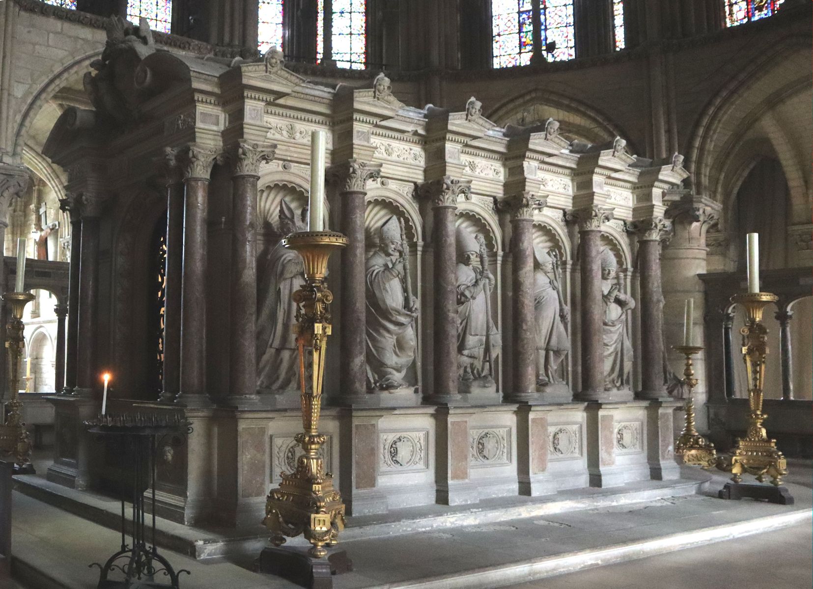 Narcisse Brunette und Michel Wendling: Grabmal, 1847, in der Kirche Saint-Remi in Reims