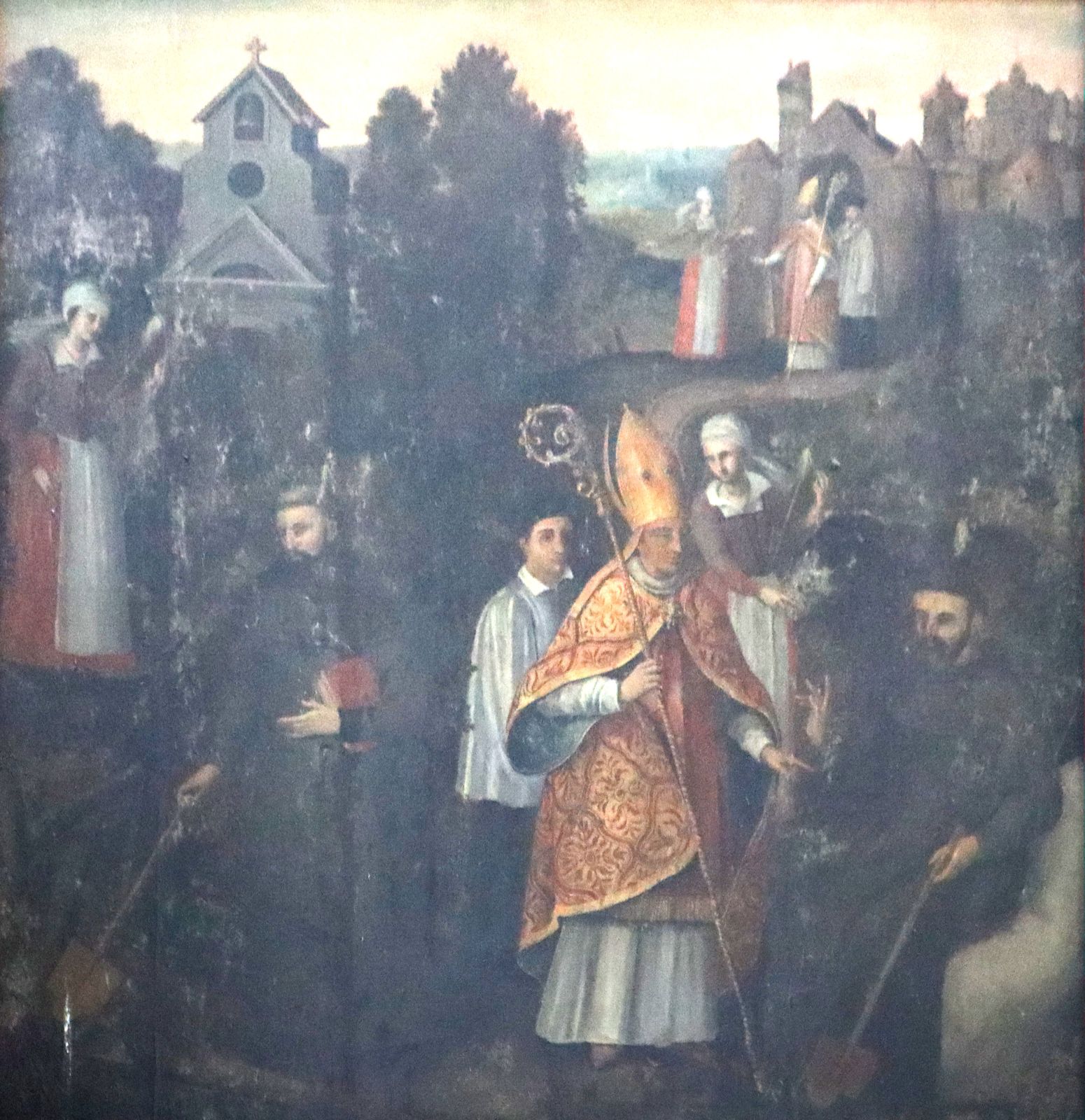 Szene aus dem Leben von Romanus, Bild, 16. Jahrhundert, in der Kathedrale in Rouen