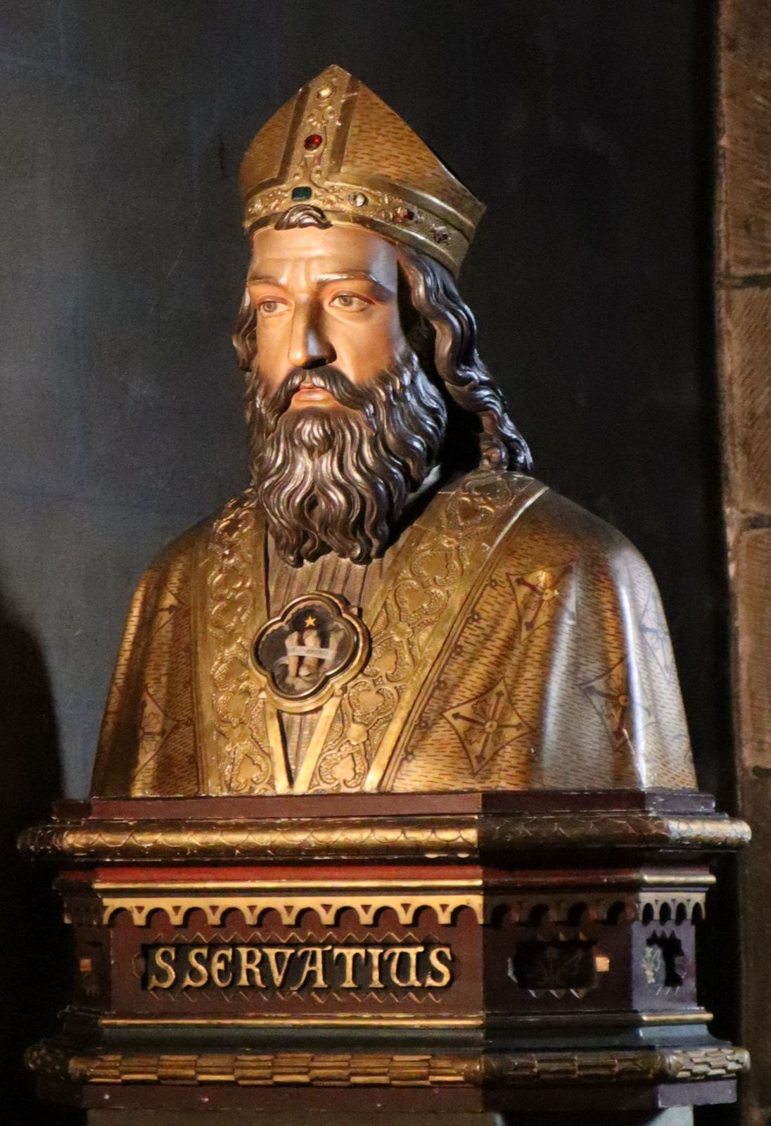 Büstenreliquiar in der Basilika Onze-Lieve-Vrouwe in Maastricht