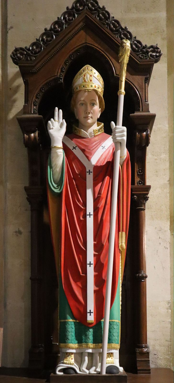 Delphinus' Sarkophag in der Krypta der Kirche Saint-Seurin in Bordeaux