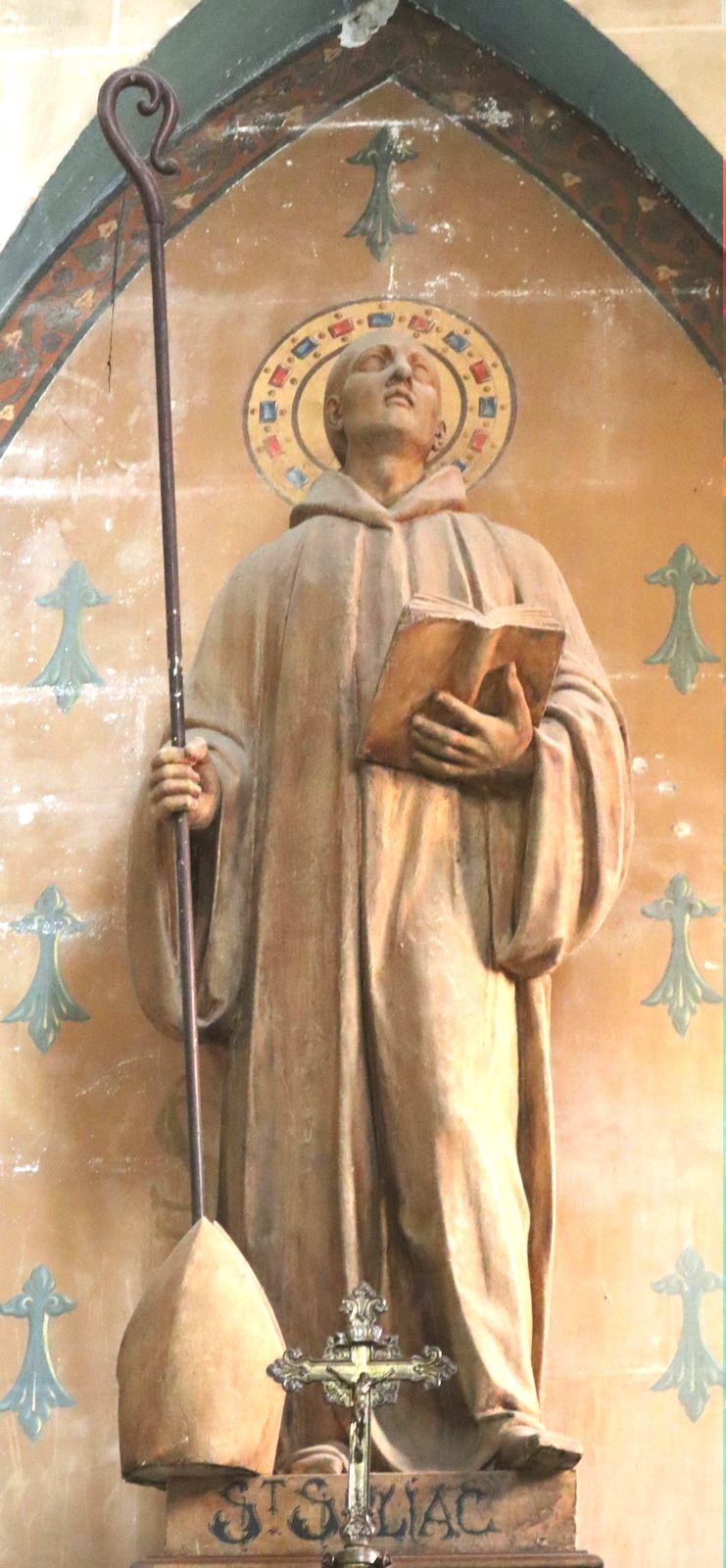 Statue in der Pfarrkirche in Saint-Suliac