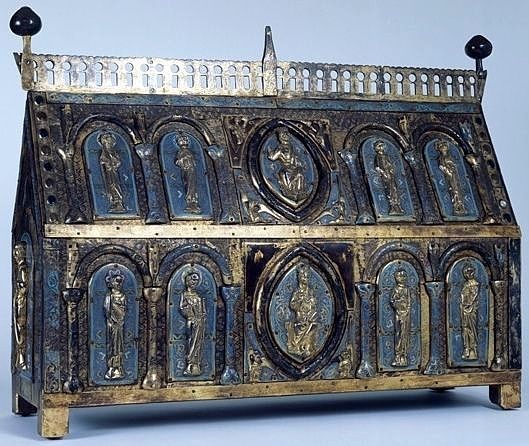 Reliquienschrein in der Kirche in Saint-Viance