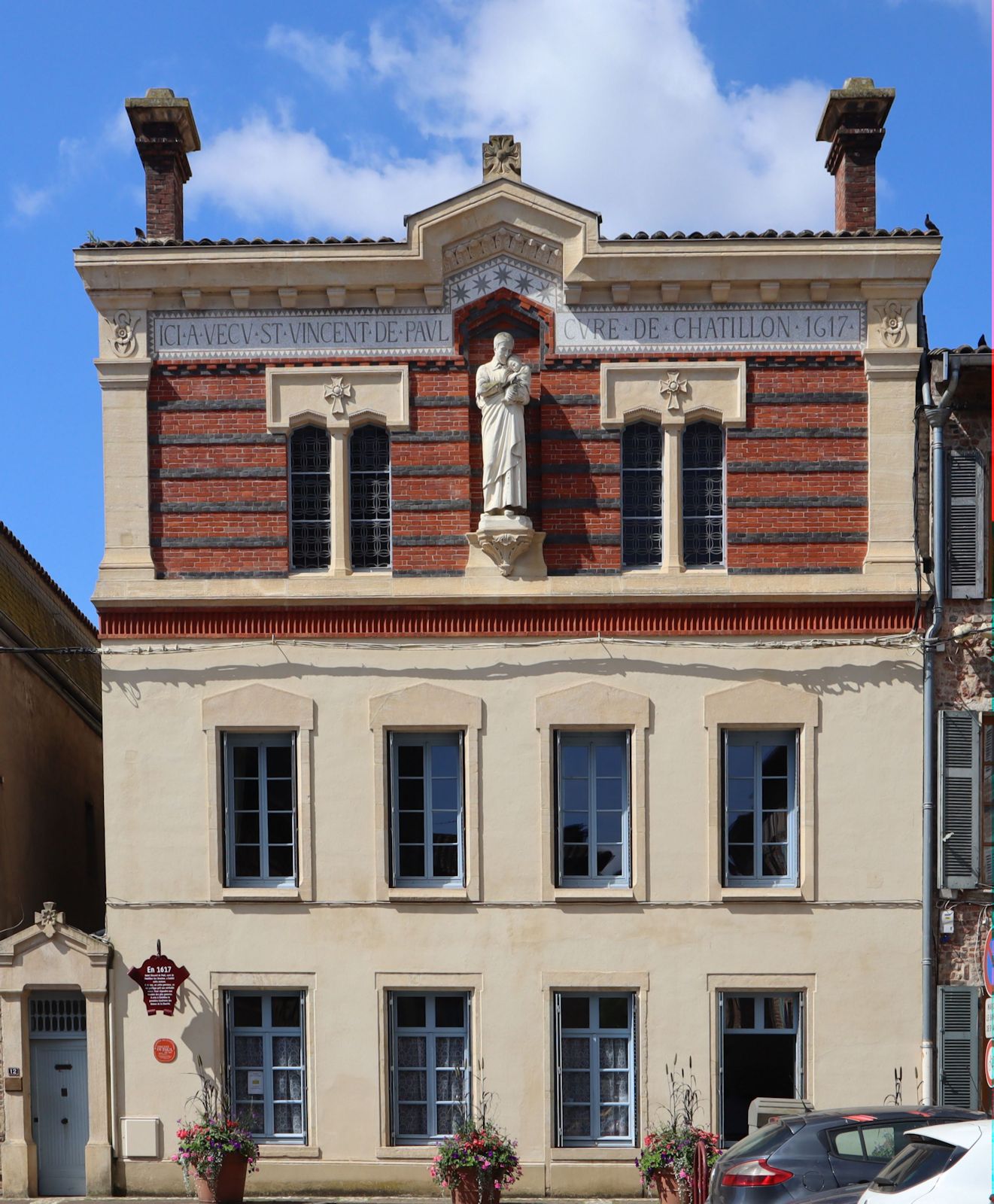 Vinzenz' Wohnhaus in Châtillon-sur-Chalaronne